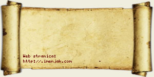 Isidora Štrbac vizit kartica